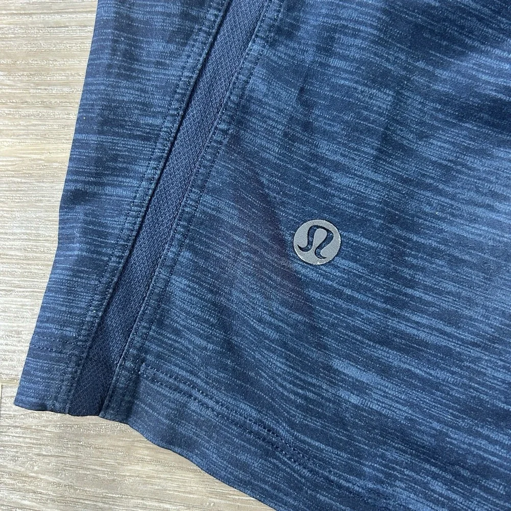 Lululemon‎ Pace Breaker Shorts Mens Small Navy Heathered 7 Inch Inseam Linerless